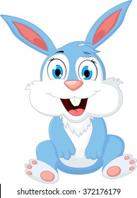 happy rabbit cartoon