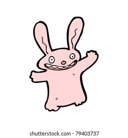 happy rabbit cartoon