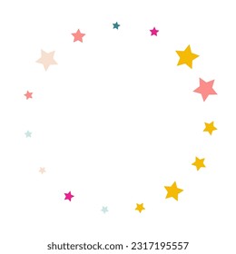 Happy Rain Christmas Vector White Background. Festival Constellation Pattern. Fun Dust Background. Color Starfall Decoration Wallpaper.