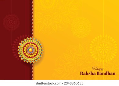 Happy rakhsa bandhan, Vektorgrafik abstrakter Hintergrund. indian rakhsa bandhan festival Template