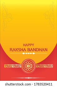 Happy Raksha Bandan Vector Art