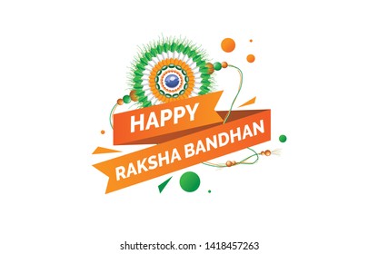 Happy Raksha Bandhan Banner Design Background Template 