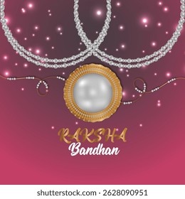 Happy raksha bandhan celebration greeting card