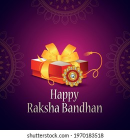 Happy raksha bandhan celebration vector illustration 