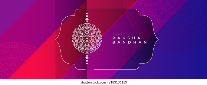 Happy Raksha Bandhan Cover Banner Design Background Template