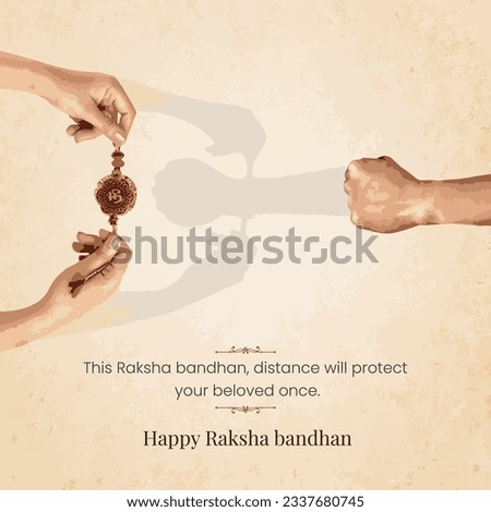 Happy Raksha Bandhan 
Creative ads Stock photo © 