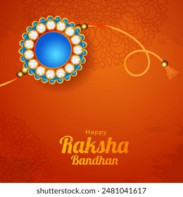 Happy raksha bandhan festival celebration design template