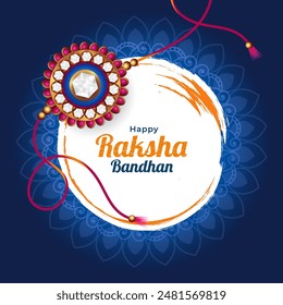 Happy raksha bandhan festival celebration design template