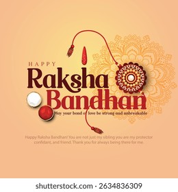 happy raksha bandhan greetings design