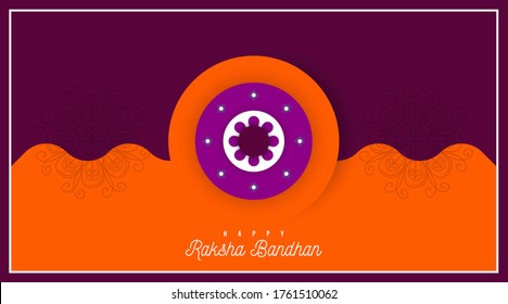 Happy raksha bandhan illustration vector