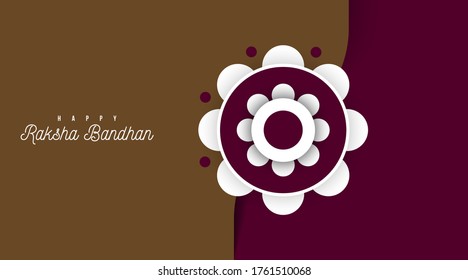 Happy raksha bandhan illustration vector