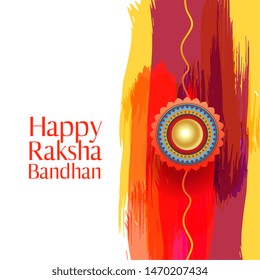 happy raksha bandhan indian brother and sister festival