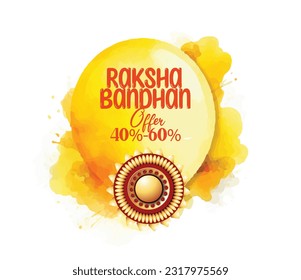 Happy Raksha Bandhan for Indian festival 