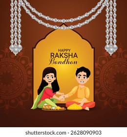 Happy raksha bandhan indian festival background
