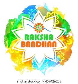 Happy Raksha Bandhan, Indian festival of brother and sister love and bond.