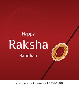 Happy Raksha Bandhan Indian Hindu Festival Celebration Vector Illustrations With Creative Background svg