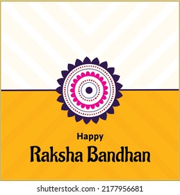 Happy Raksha Bandhan Indian Hindu Festival Celebration Vector Illustrations With Creative Background