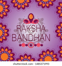 happy raksha bandhan poster design