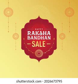 Happy Raksha Bandhan Sale Creative Illustration, Sale Banner, Poster, Offer Tag, Sticker, Logo Design, Rakhi, Symbol, Sign, Traditional Unit, Indian festival of Raksha Bandhan celebration. - Shutterstock ID 2026673795