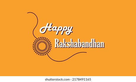 Happy raksha bandhan simple background 
