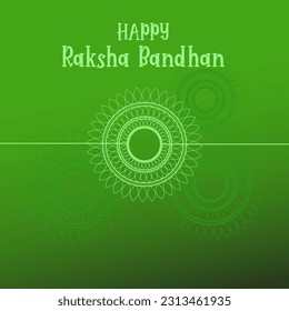 Happy Raksha Bandhan Vector Illustration Hand Draw Creative Design  Background Rakshasutra with typography