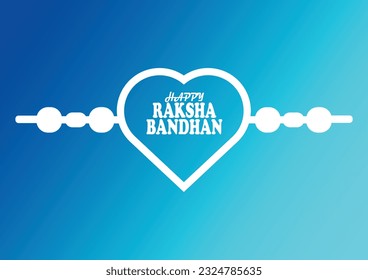 Happy Raksha Bandhan Vector illustration. Holiday concept. Template for background, banner, card, poster with text inscription.