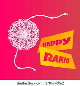 Happy rakshabandhan graphic template design.