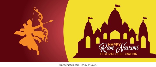 Happy Ram Navami cultural Banner Hindu festival vertical post wishes celebration card Ram Navami celebration background, Indian Hindu cultural festival Ram Navami celebration background