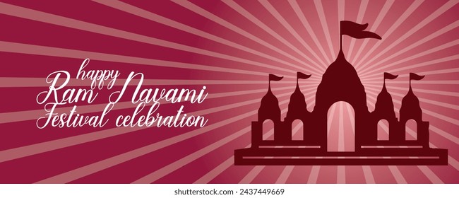 Happy Ram Navami cultural Banner Hindu festival vertical post wishes celebration card Ram Navami celebration background, Indian Hindu cultural festival Ram Navami celebration background