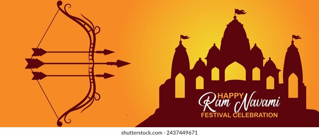 Happy Ram Navami cultural Banner Hindu festival vertical post wishes celebration card Ram Navami celebration background, Indian Hindu cultural festival Ram Navami celebration background