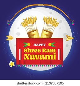 Happy Ram Navami festival of India.