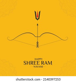 Happy Ram Navami festival of India Social Media Post