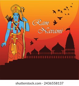 Happy Ram Navami festival of India