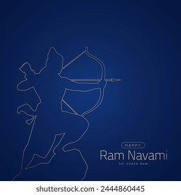 Feliz festival Ram Navami de India Publicación en medios sociales