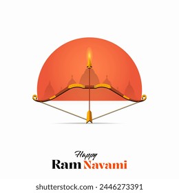 Feliz festival Ram Navami de India Publicación en medios sociales