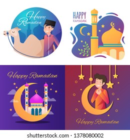 Feliz Ramadán Ilustración