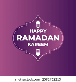 Happy Ramadan Kareem Greeting Design