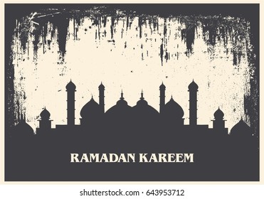 happy ramadan kareem vector