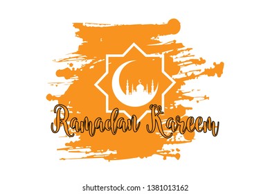 HAPPY RAMADAN KAREEM VECTOR illustration 