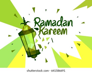 Happy Ramadan kareem wallpaper poster. eid mubarak