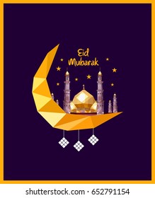Happy Ramadan kareem wallpaper poster. eid mubarak