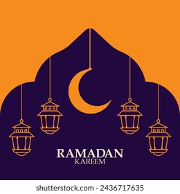 Happy Ramadan Mubarak Vector Illustration Icon Ramadan Kareem Illustration