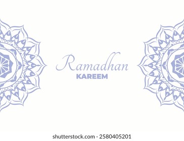 Happy ramadhan month background design