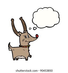 happy red nosed reindeer cartoon