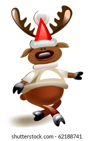 happy reindeer