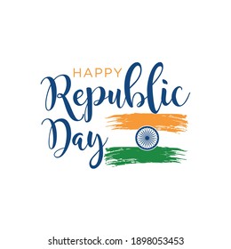 Happy Republic Day Hintergrund Design, 26. Januar Hintergrund Vektorgrafik.