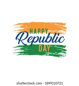 Happy Republic Day background design, 26th January background Vector Illustration.