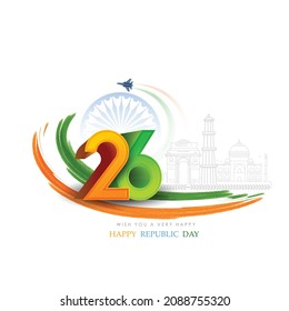Happy Republic Day Of India, 26 Th Of January
