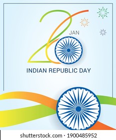 Happy Republic Day of India celebration (26 January)