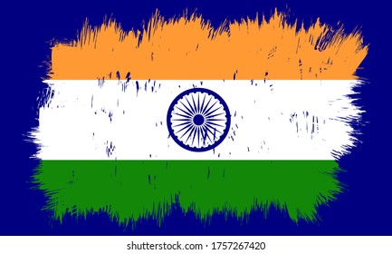 Happy Republic Day India India Flag Stock Vector (Royalty Free ...